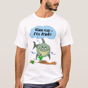 T-shirt Embrassez-moi que je suis chemise drôle irlandais