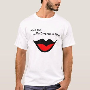 T-shirt Embrassez-moi que je suis divorcé