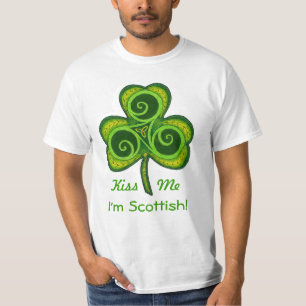 T-shirt "Embrassez-moi que je suis écossais ! "
