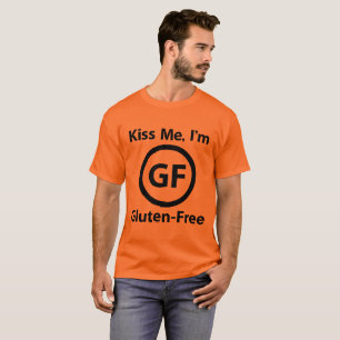 T-shirt Embrassez-moi que je suis gluten libre