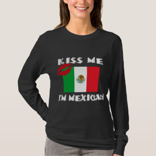 T-shirt Embrassez-moi que je suis mexicain