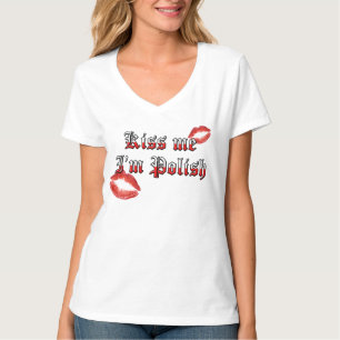 T-shirt Embrassez-moi que je suis polonais