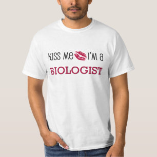 T-shirt Embrassez-moi que je suis un BIOLOGISTE