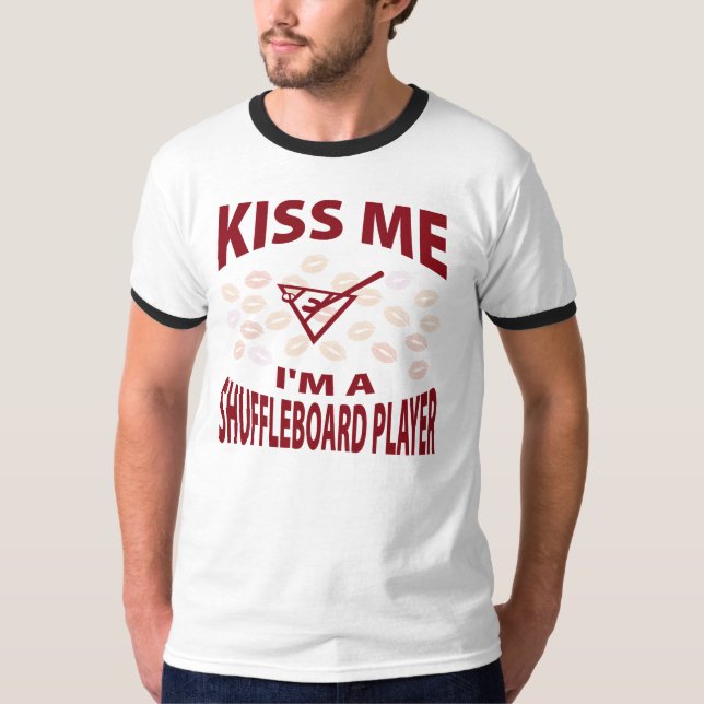 T-shirt Embrassez-moi que je suis un joueur de (Devant)