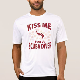 T-shirt Embrassez-moi que je suis un plongeur autonome
