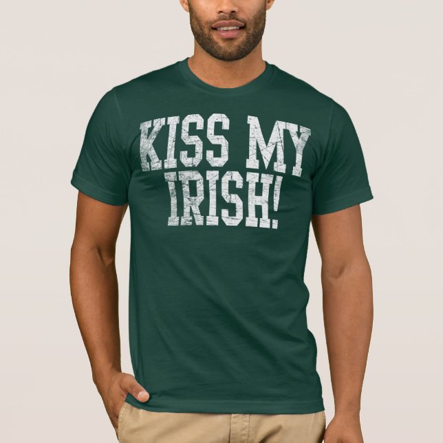 T-shirt Embrassez mon irlandais (Devant)