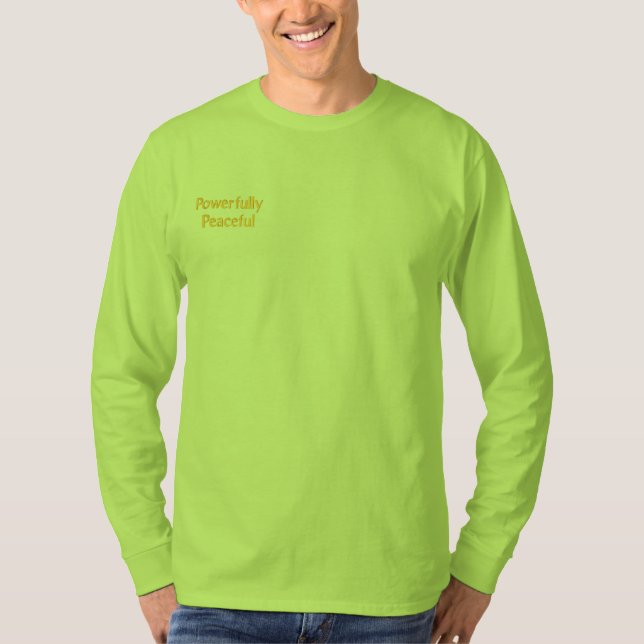 T SHIRT EMBROIDERED MÄNNER STIL DESIGN (Vorderseite)