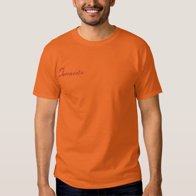T SHIRT EMBROIDERED MÄNNER STIL DESIGN (Vorderseite)
