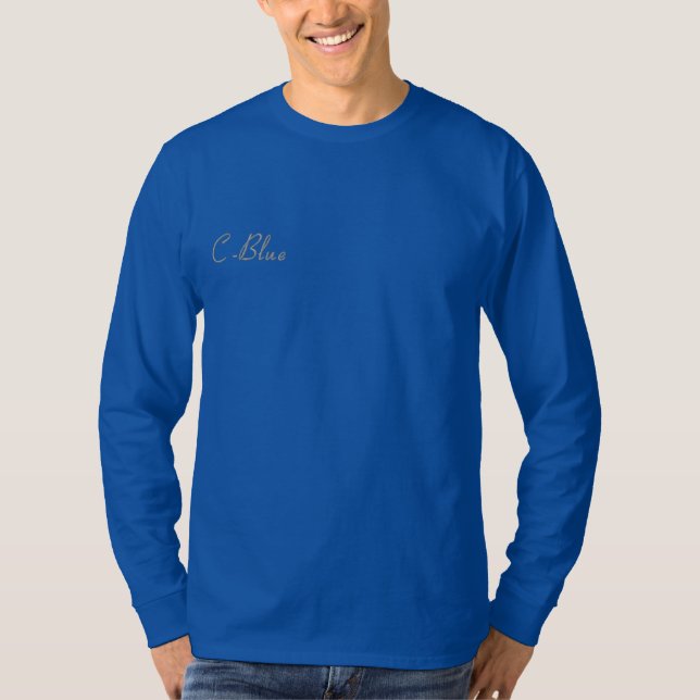 T SHIRT EMBROIDERED MÄNNER STIL DESIGN (Vorderseite)