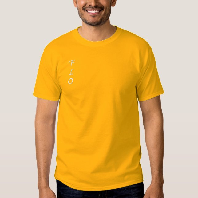 T SHIRT EMBROIDERED MÄNNER STIL DESIGN (Vorderseite)