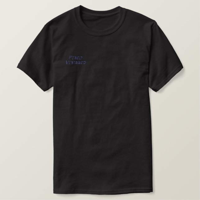 T SHIRT EMBROIDERED MÄNNER STIL DESIGN (Design vorne)