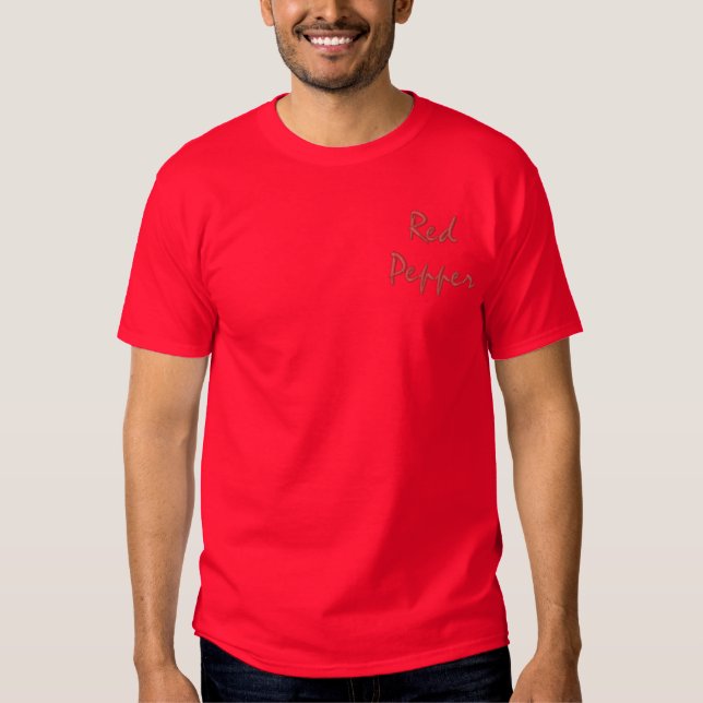T SHIRT EMBROIDERED MÄNNER STIL DESIGN (Vorderseite)