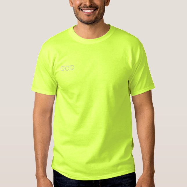 T SHIRT EMBROIDERED MÄNNER STIL DESIGN (Vorderseite)