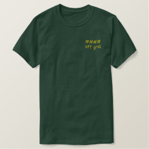 T SHIRT EMBROIDERED MÄNNER STIL DESIGN