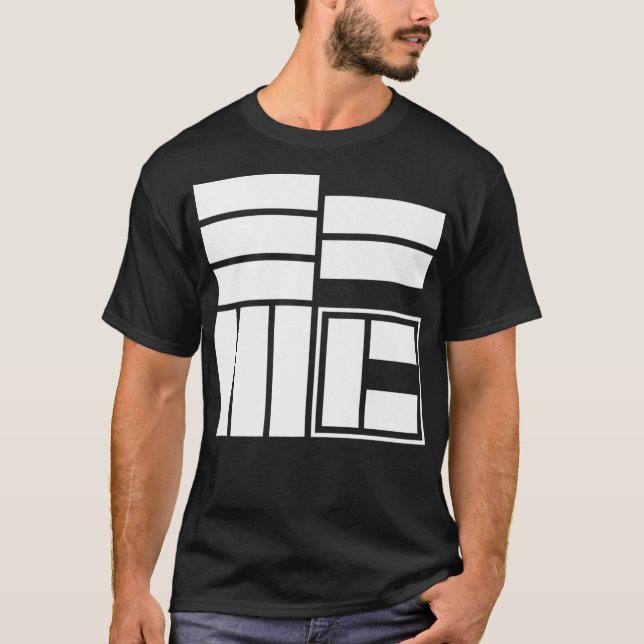 T-shirt Emc2 Einsteins Equation physique unique Geek cadea (Devant)