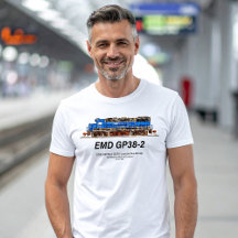 EMD GP38-2 Locomotive diesel GATX bleu et blanc