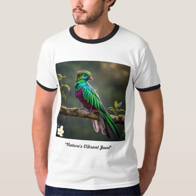 T-shirt "Emerald Elegance" (Devant)