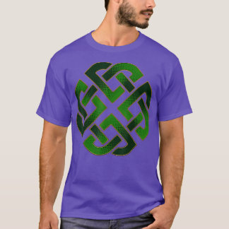 T-shirt Emerald Green Celtic Gaelic Knot Pour St