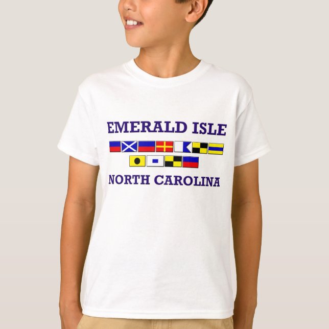 T-shirt Emerald Isle badine la chemise (Devant)