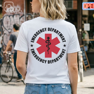 T-shirt Emergency Department Star of Life Medical Emblem