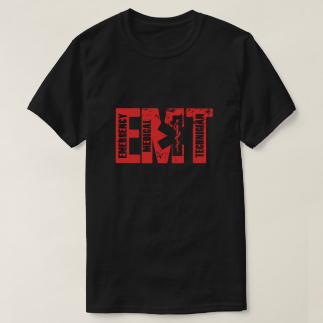 T-shirt Emergency Meidical Technician EMT EMS Doctor Param (Design devant)