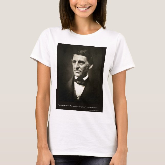 T-shirt Emerson Love Of Beauty Is Taste Love Citations Cad (Devant)