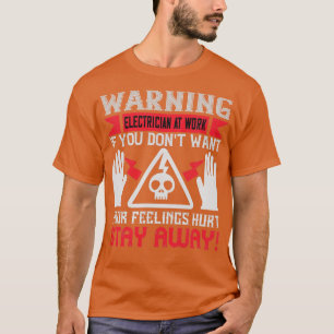 T-shirt Émetteur d'avertissement au travail