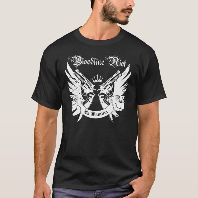 T-shirt Émeute de Bloodline - pièce en t de Familia de La (Devant)