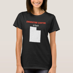 T-shirt Emigration Canyon Utah USA State America Travel Ut