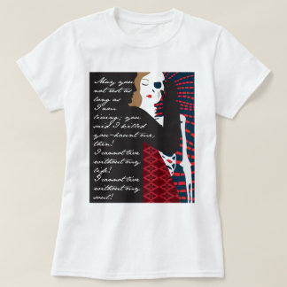 T-shirt Emily Bronte/souffler la conception de cadeau de