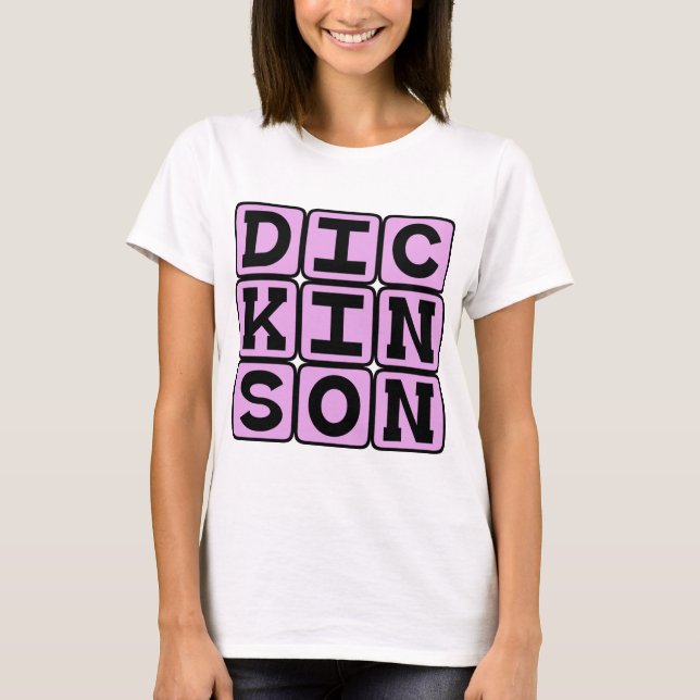 T-shirt Emily Dickinson, poète américaine (Devant)