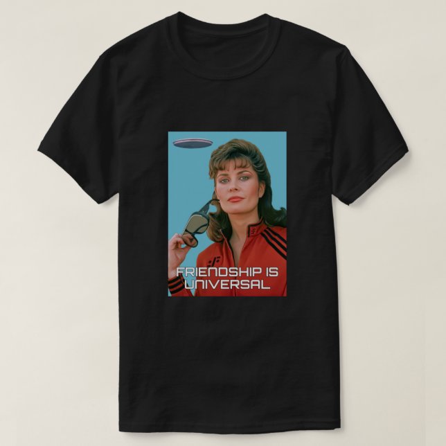 T-shirt Émission TV Visiteur Alien Diana Classic (Design devant)