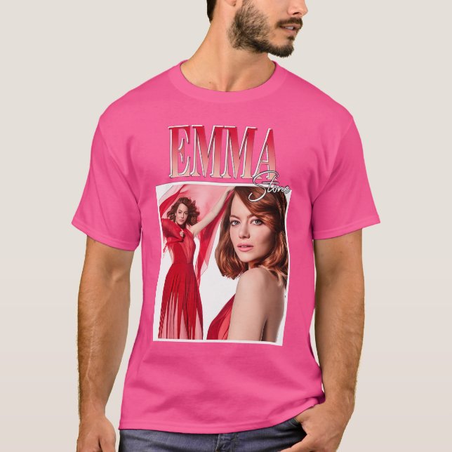 T-shirt Emma Stone vintage (Devant)