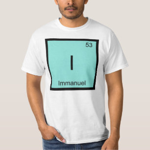 T-shirt Emmanuel Nom Chimie Élément Tableau périodique