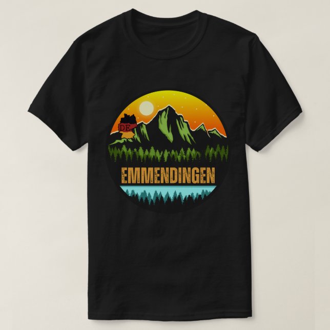 T-shirt Emmendingen, Bade-Wurtemberg Allemagne (Design devant)