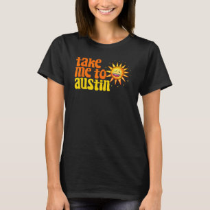 T-shirt Emmenez-Moi À Austin Texas Retro Beach Vacation Tr