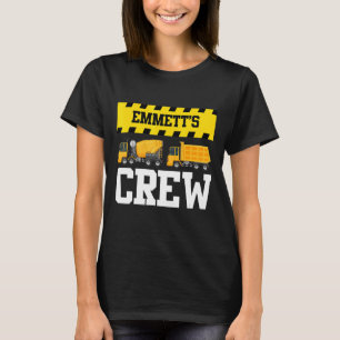 T-shirt Emmett Construction Crew Custom Dumptruck Dump Tru