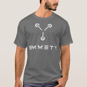 T-shirt Emmett - Doc Brown Tesla Mashup