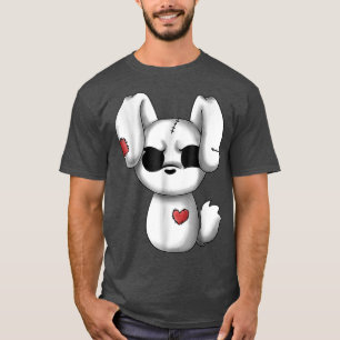 T-shirt Emo Chibi Kawaii Pâques Goth Emo Bunny