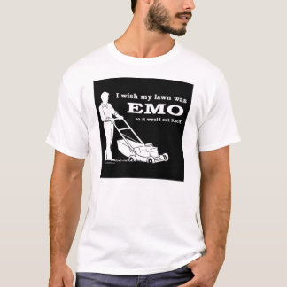 T-shirt emo-pelouse-coupe