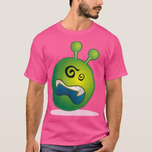 T-shirt Emoji, Alien Dizzy Vert
