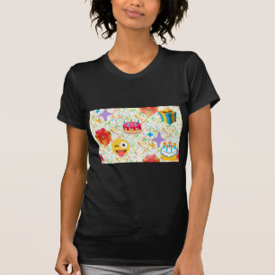 T-shirt emoji anniversaire heureux
