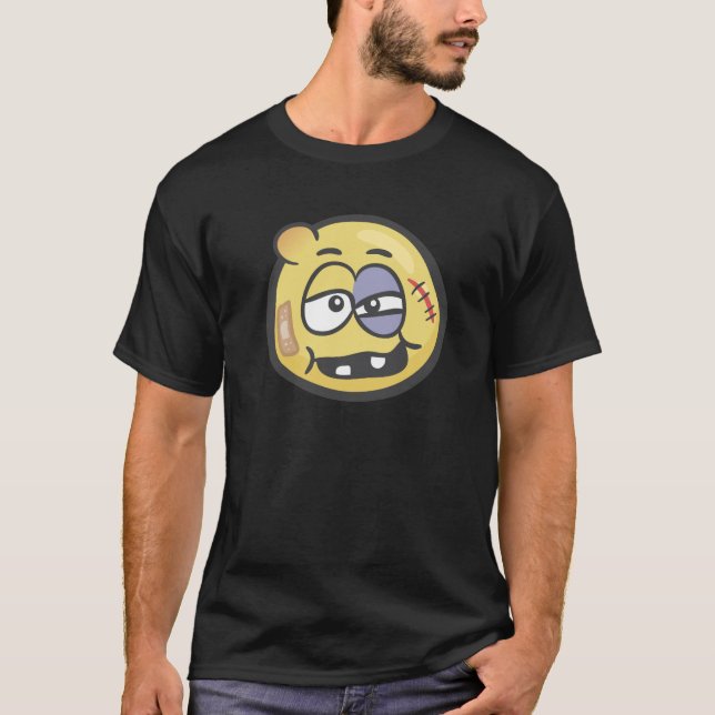 T-shirt Emoji : Battez le visage (Devant)