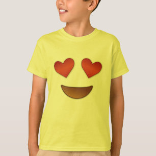 T-shirt Emoji chaleureux de yeux