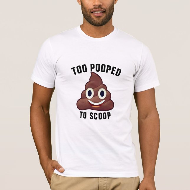 T-shirt Emoji Chic : Trop piqué pour faire tomber un drôle (Devant)