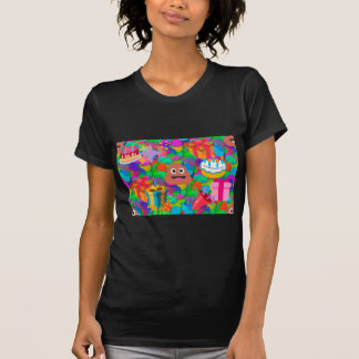 T-shirt emoji joyeux pod'anniversaire