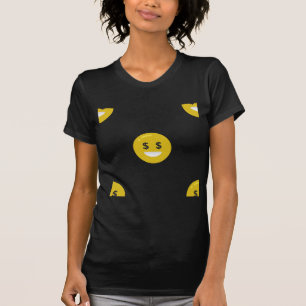 T-shirt emoji oeil argent