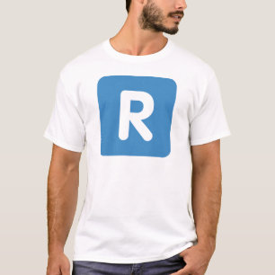 T-shirt Emoji Twitter Letter R