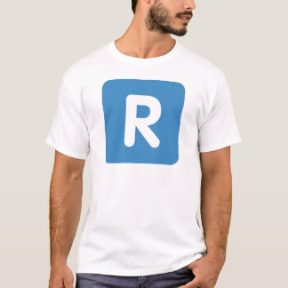 T-shirt Emoji Twitter Letter R
