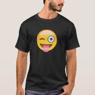 T-shirt Emoji - visage avec la langue